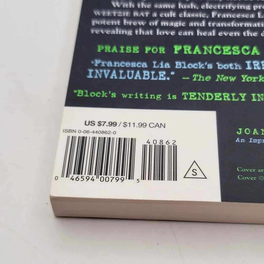 Francesca Lia Block I Was a Teenage Fairy Paperback 1st Paperback Edition 2000
